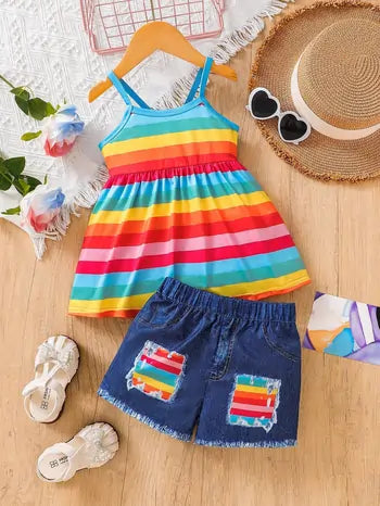 Dress with Rainbows