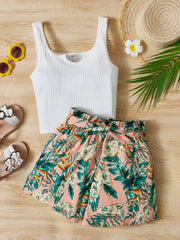rib knit tank top​

