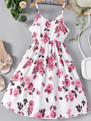 blue floral halter dress​

