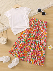 long flower skirt​

