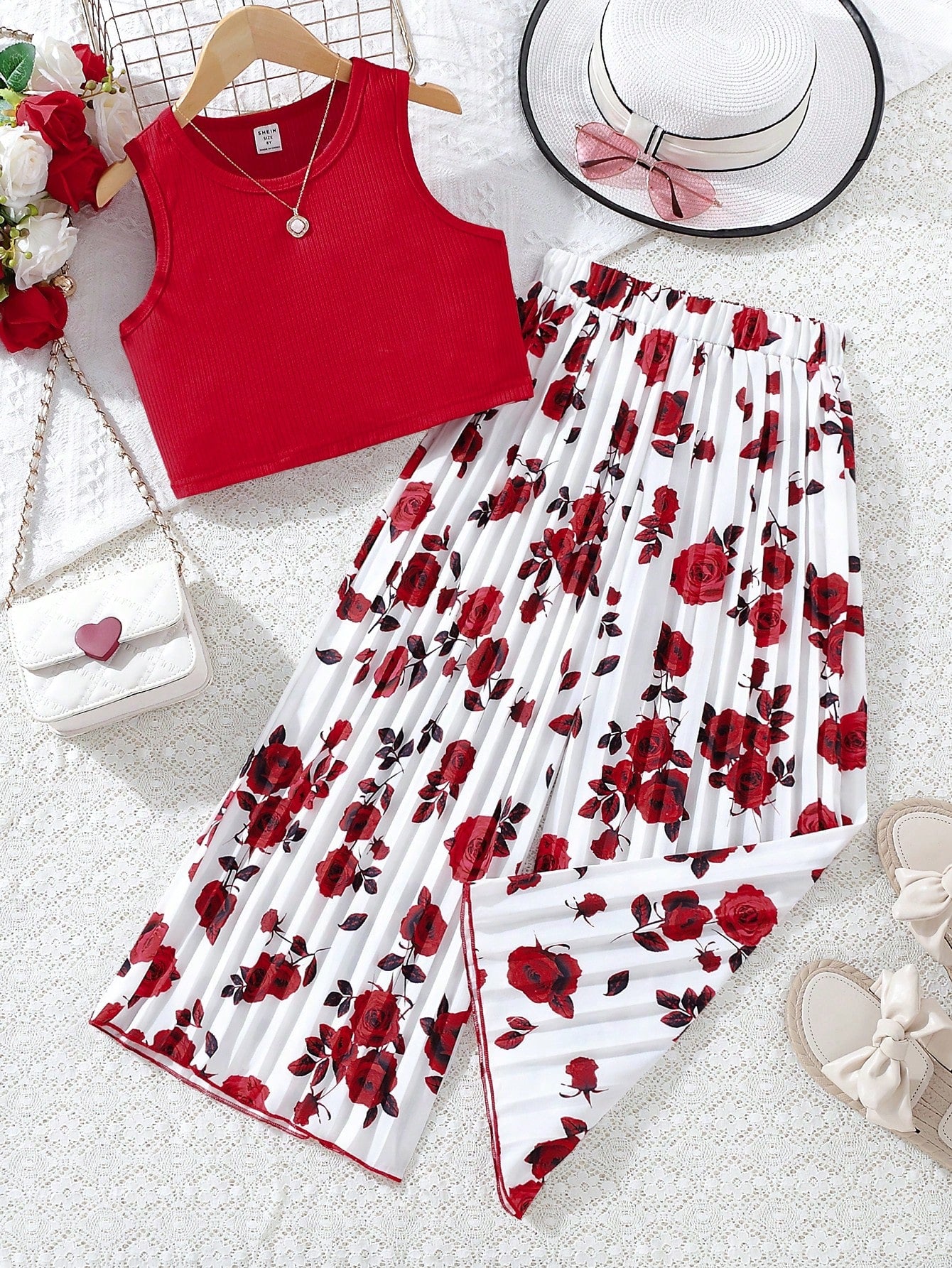 white flower top