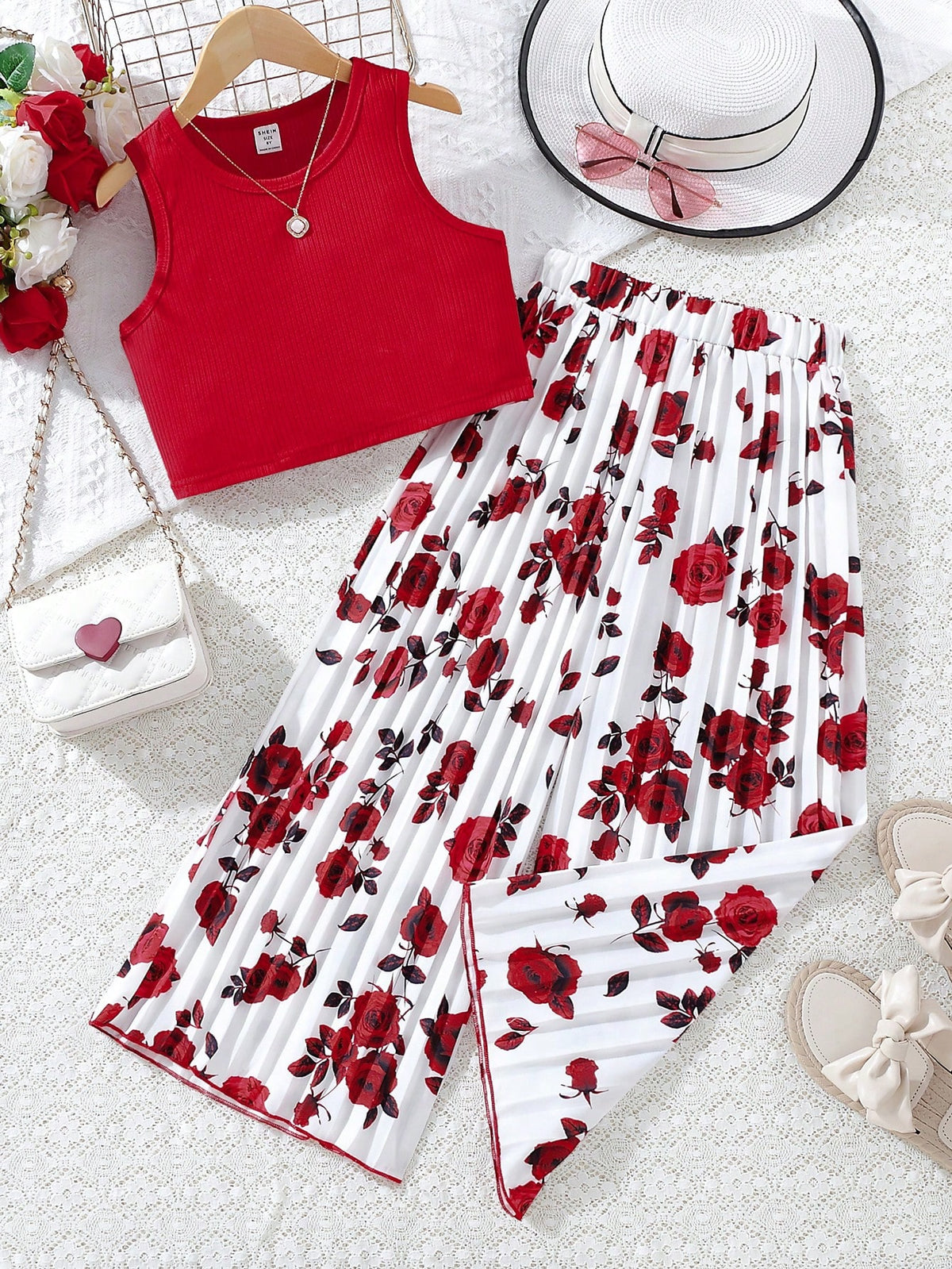 white flower top