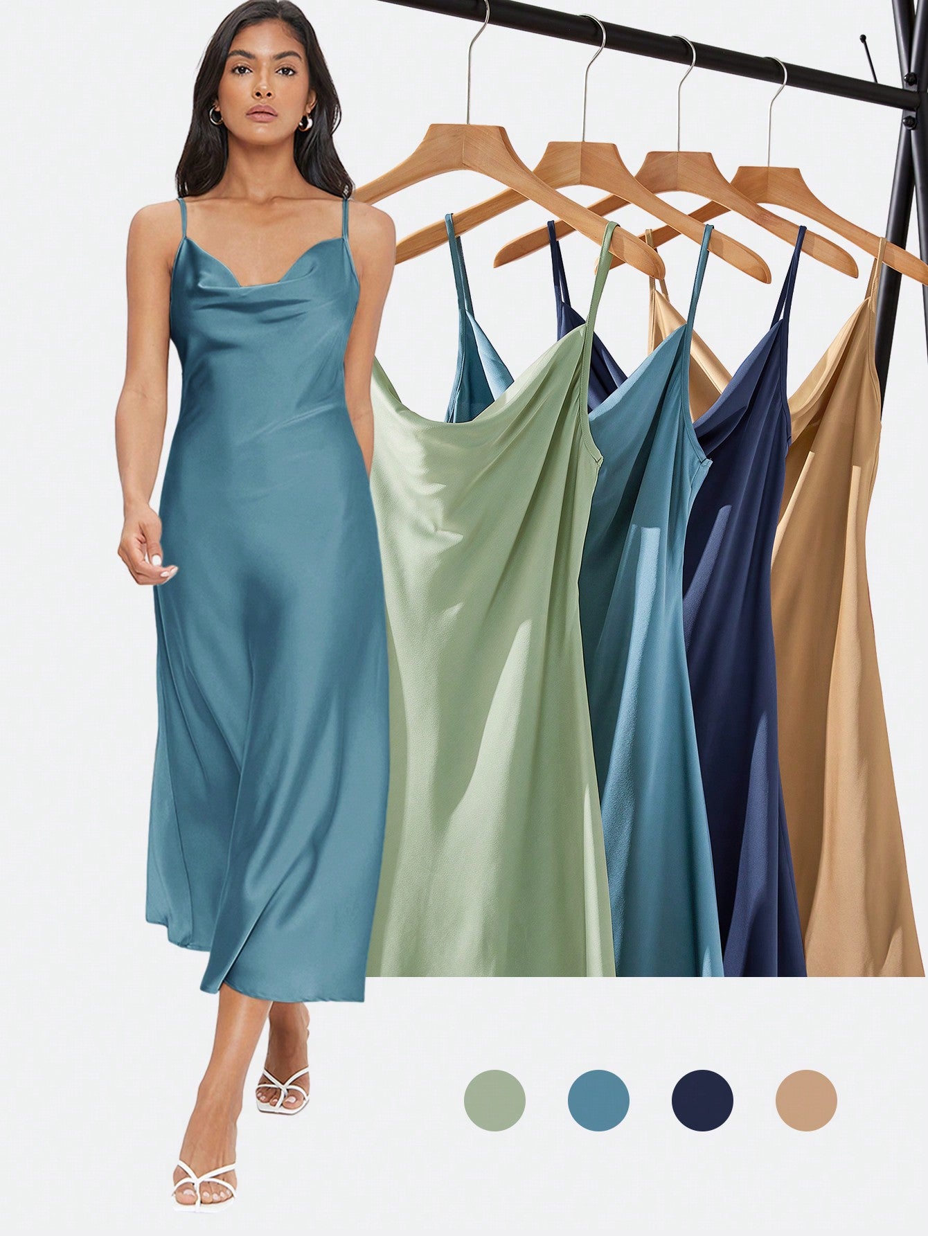 Women Maxi Slip Dress