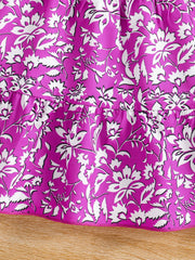 white dress flower print​


