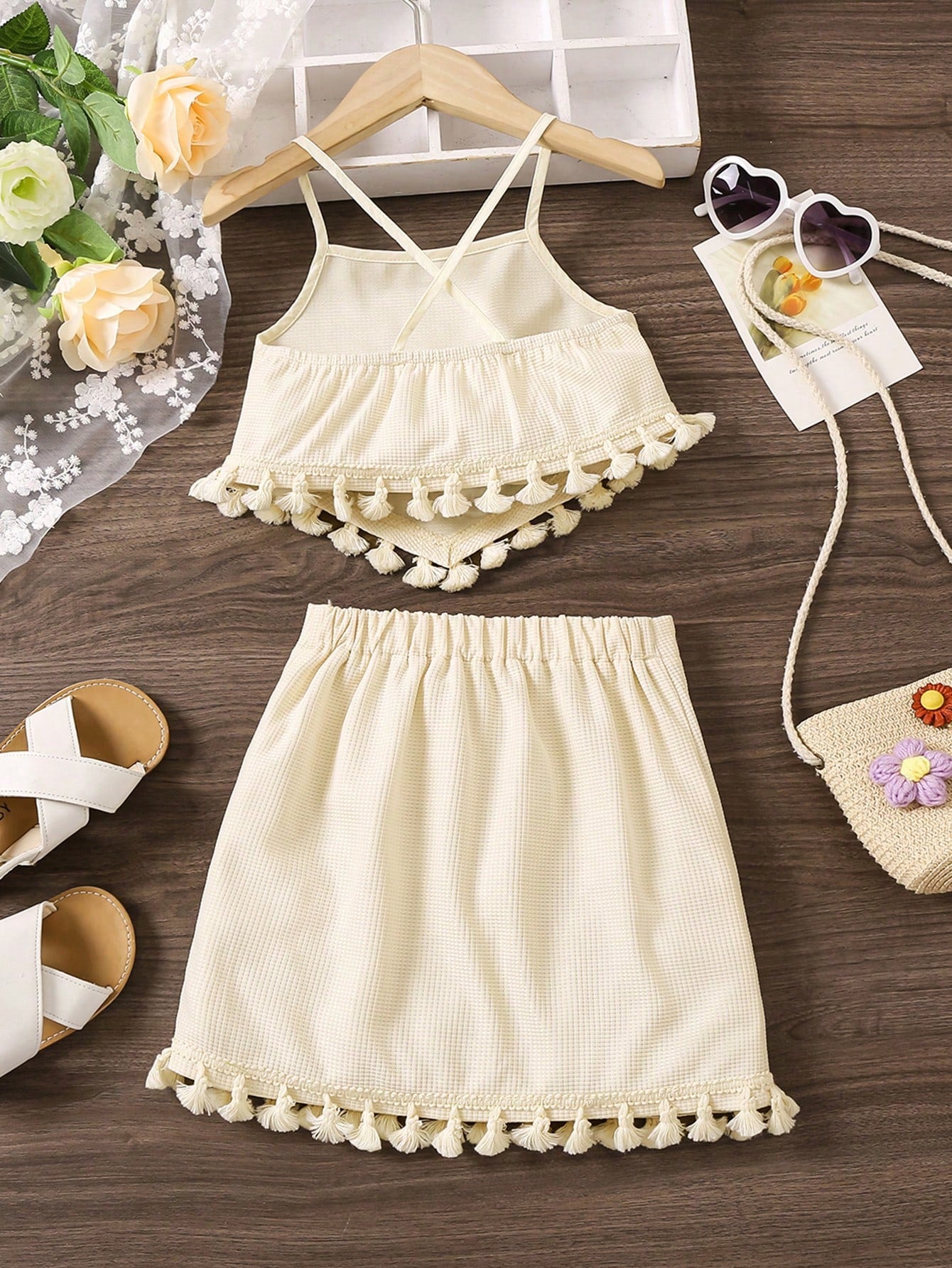 tassel crop top​

