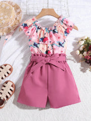 chiffon ruffled blouse
