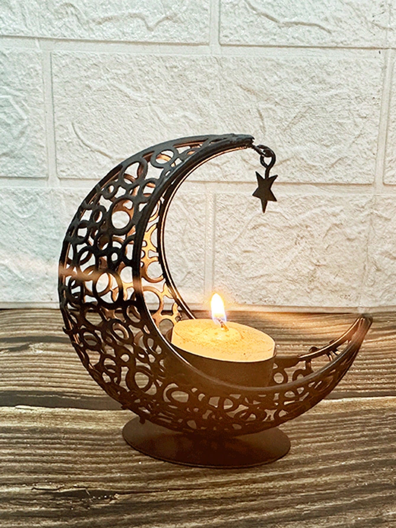 Iron Candle Holder