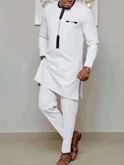drawstring suit pants