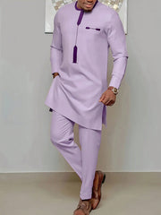 drawstring suit pants