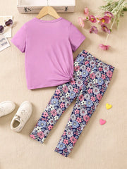 t shirt with flower ​

