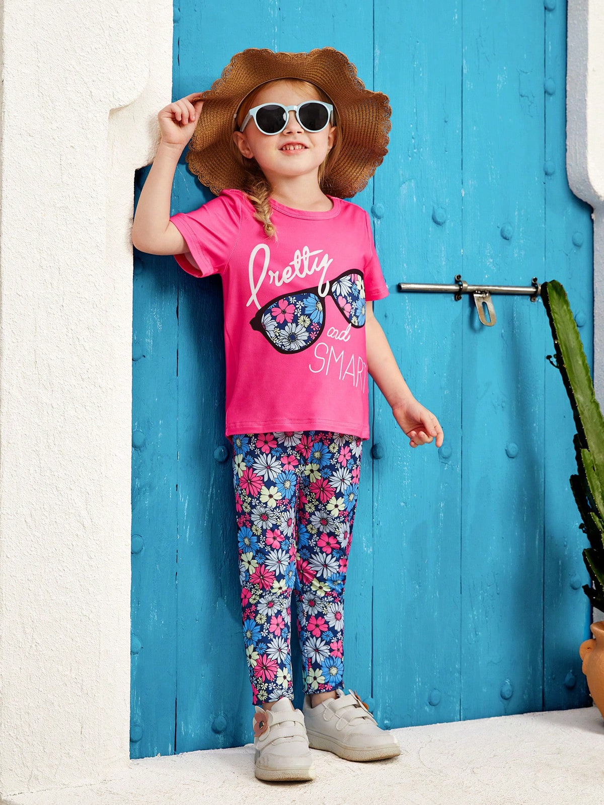 t shirt  flower print​

