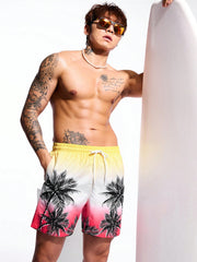 mens tropical swim trunks​

