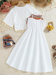 cotton woven dress​


