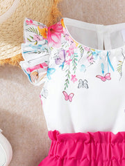 plus size flutter sleeve top​


