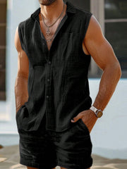 leather vest top​

