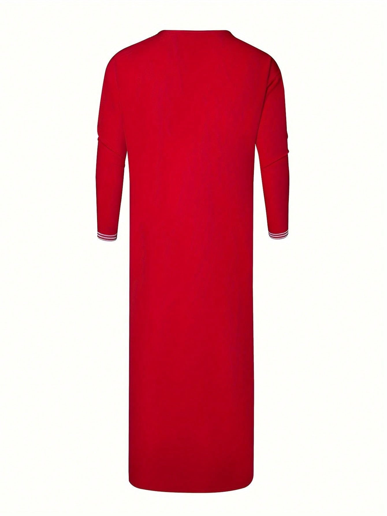 Arabic Islamic Red Robe for Men