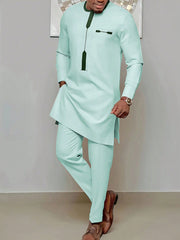 drawstring suit pants