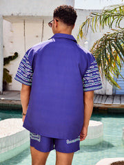 light blue button up shirt​

