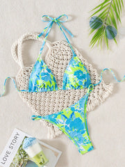 floral bikini top​