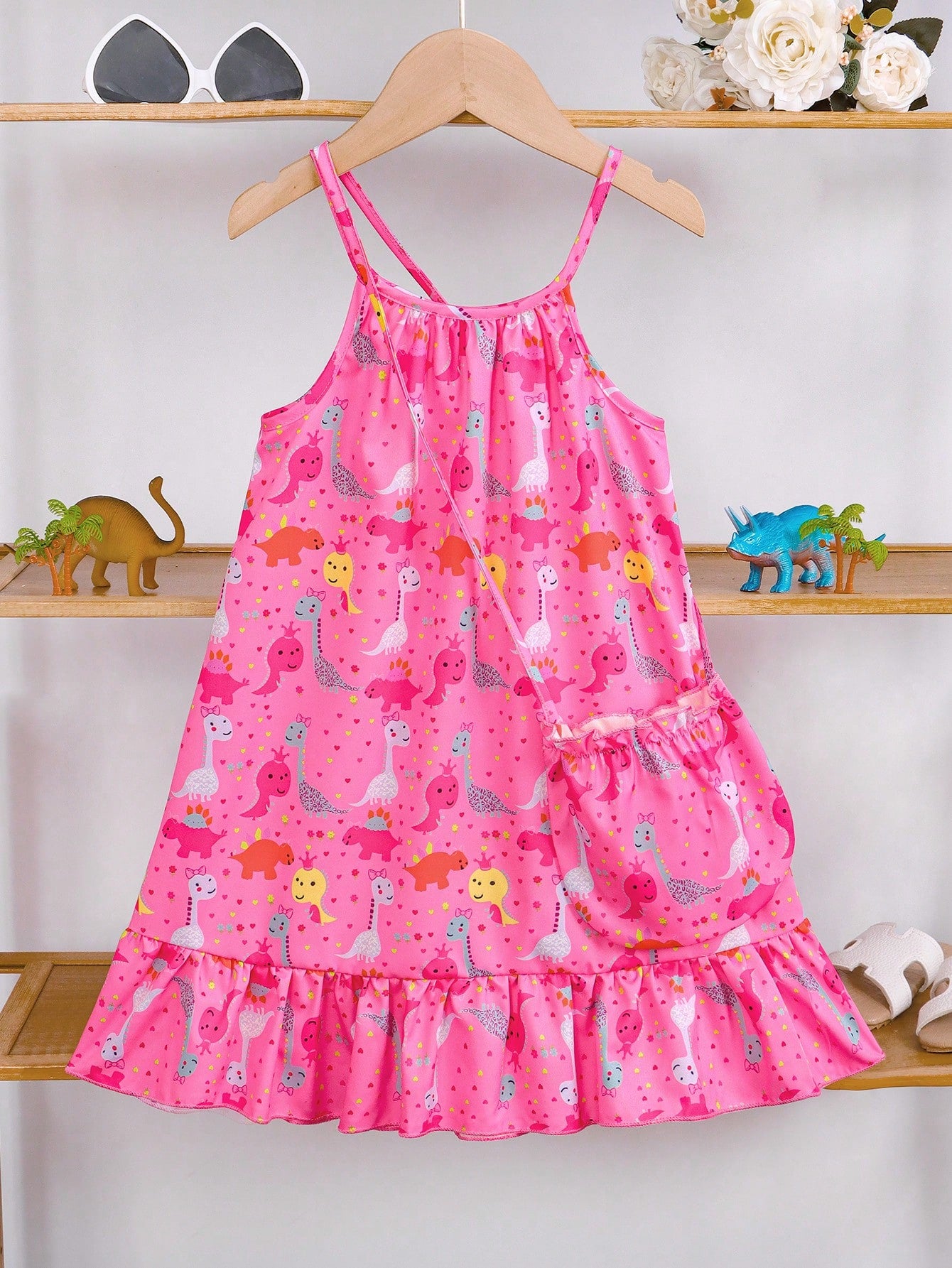 dinosaur in a dress