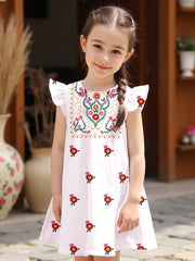 white flower dress​

