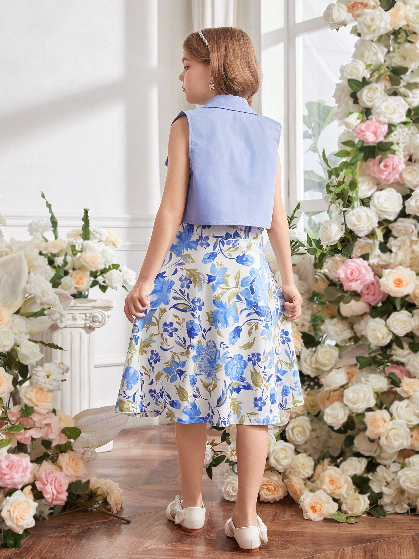 tie strap floral dress​

