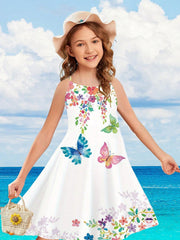 Butterfly maxi dress