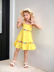 Dress with applique