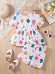 Floral print t shirt