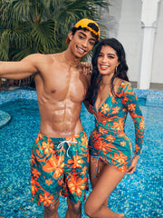 Floral shorts mens