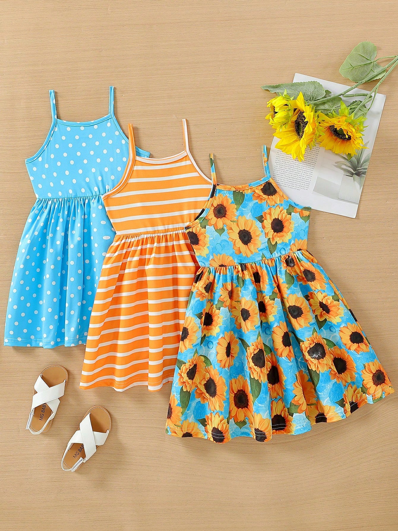 Floral spaghetti strap dress