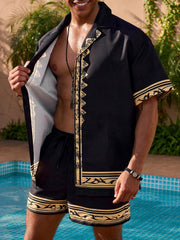 Hawaiian polo shirts men