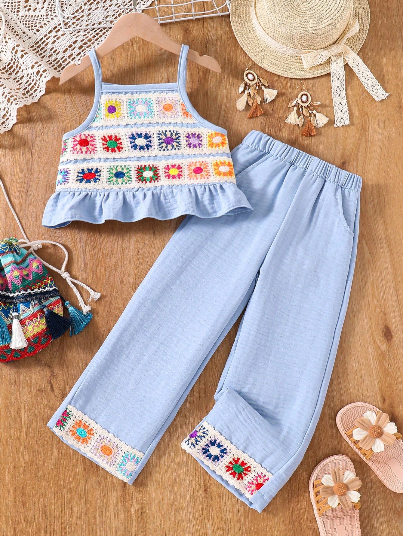 Ruffle tank top