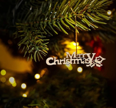 Merry Christmas Hanging Ornamen