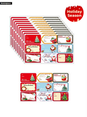 90pcs Christmas Elements Decorative Sticker Label For Gift Packaging