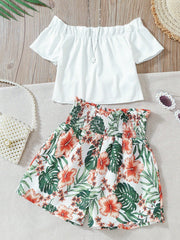 Tropical crop top