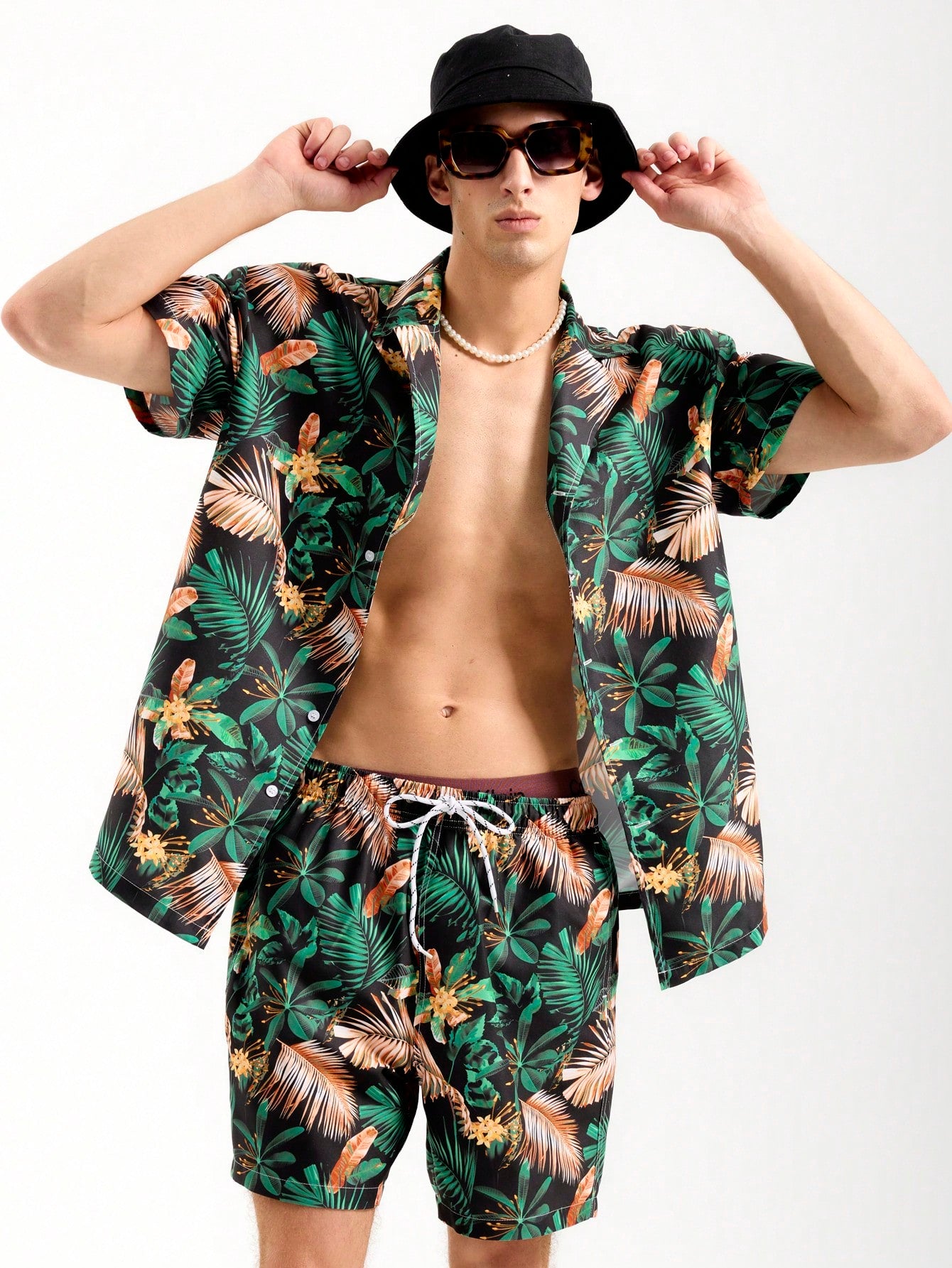 Tropical mens shirts
