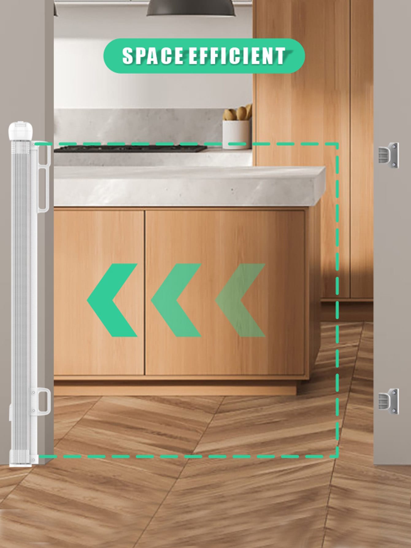 retractable stair gate​

