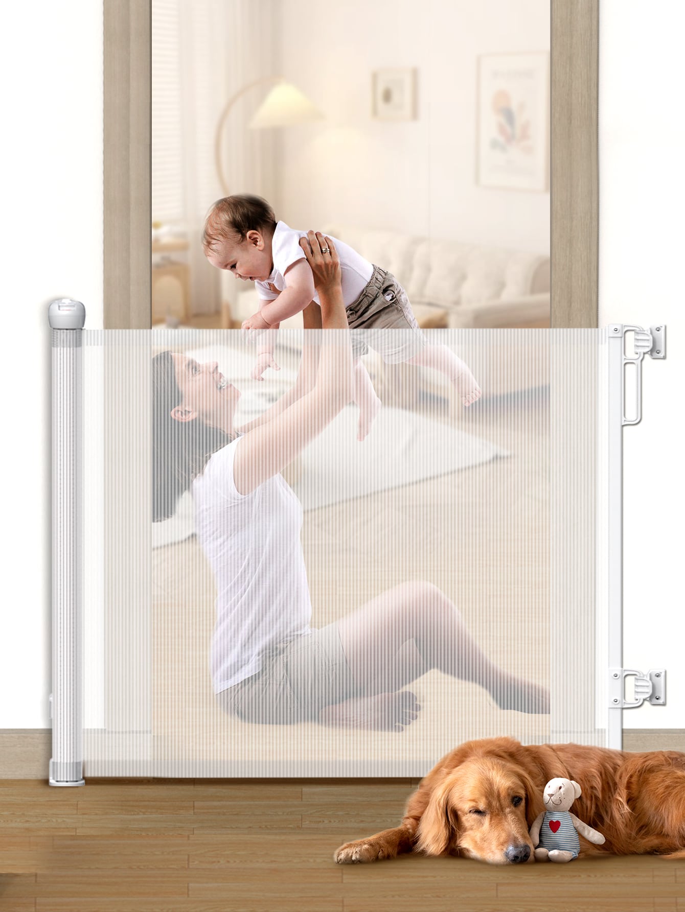 retractable stair gate​

