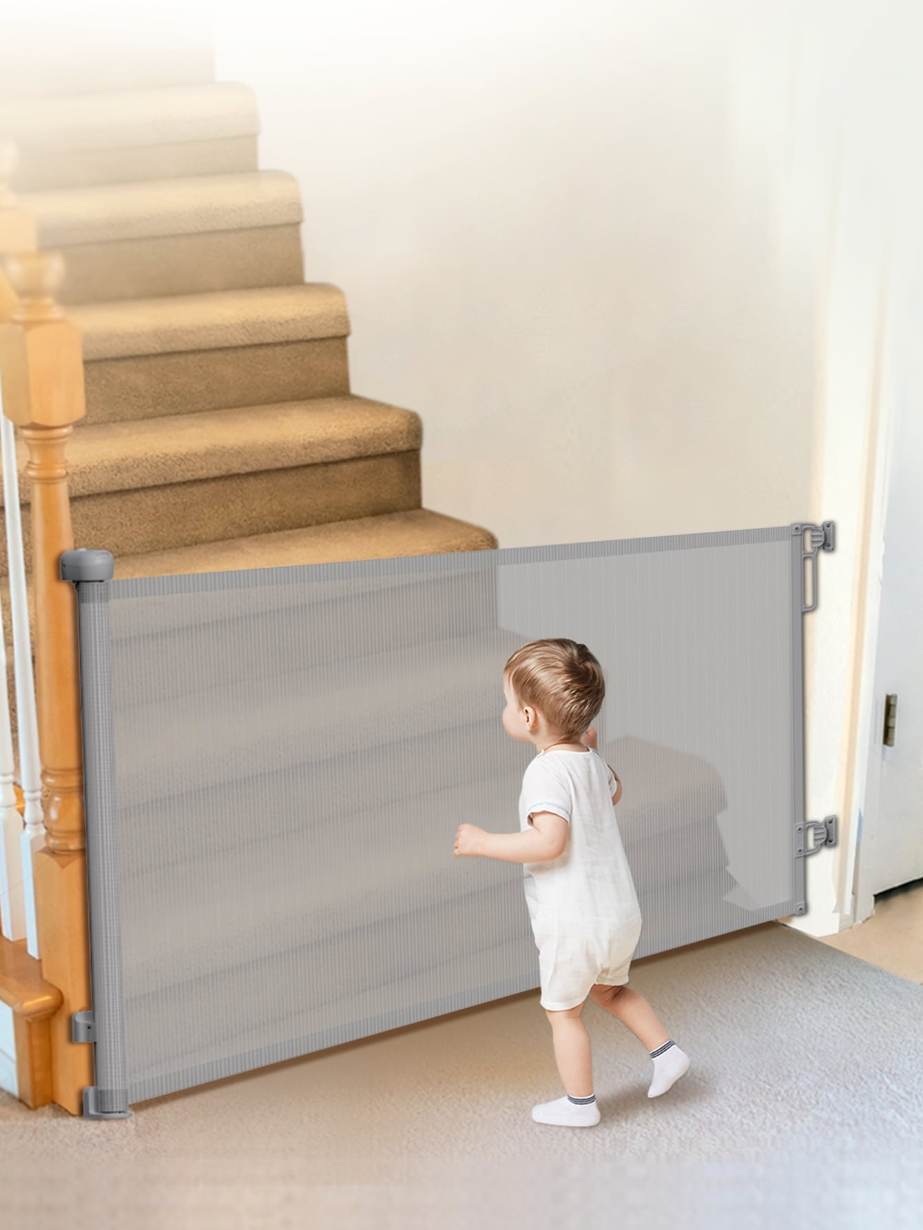 retractable stair gate​


