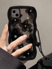 clear floral phone case​

