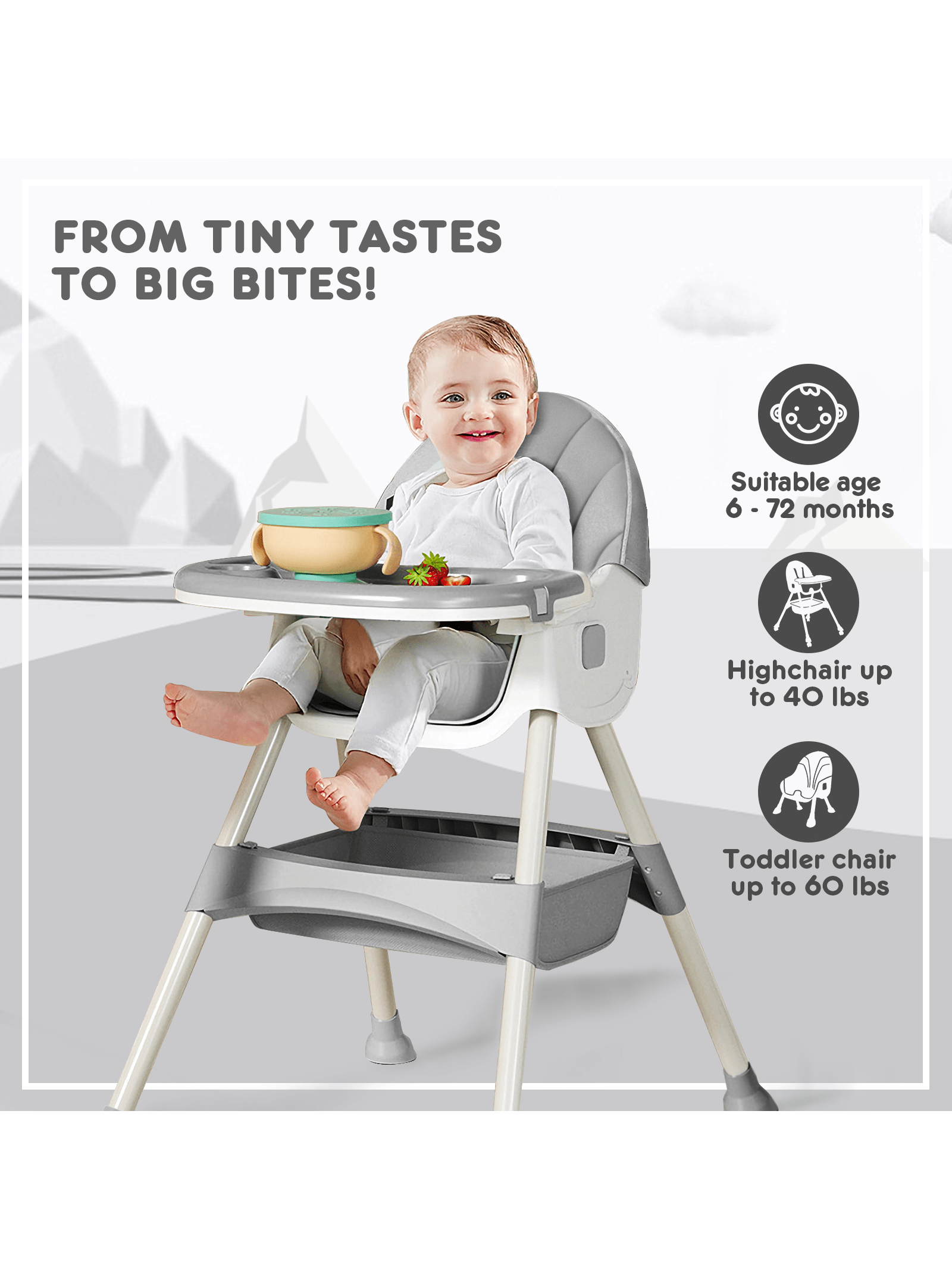 best foldable high chair​

