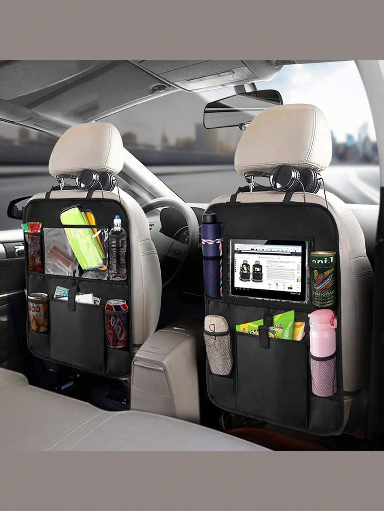 car seat back organizer
