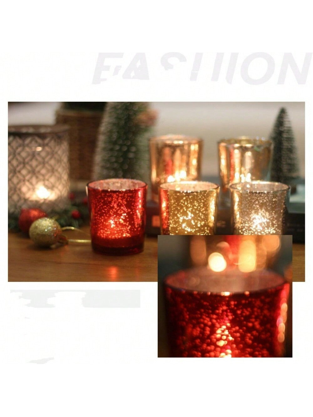 wicker candle holder 2 piece set​