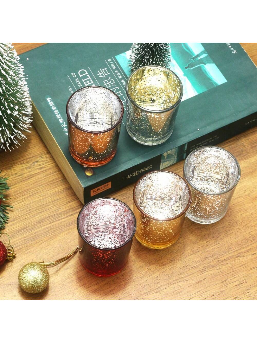 wicker candle holder 2 piece set​
