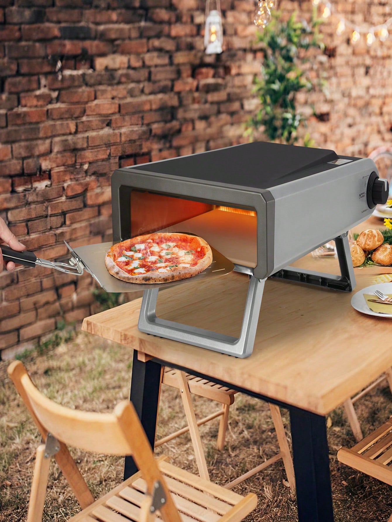stainless steel pizza oven outdoor​

