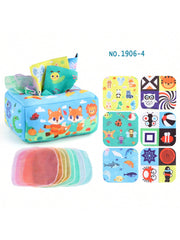 Tissue box toy babies