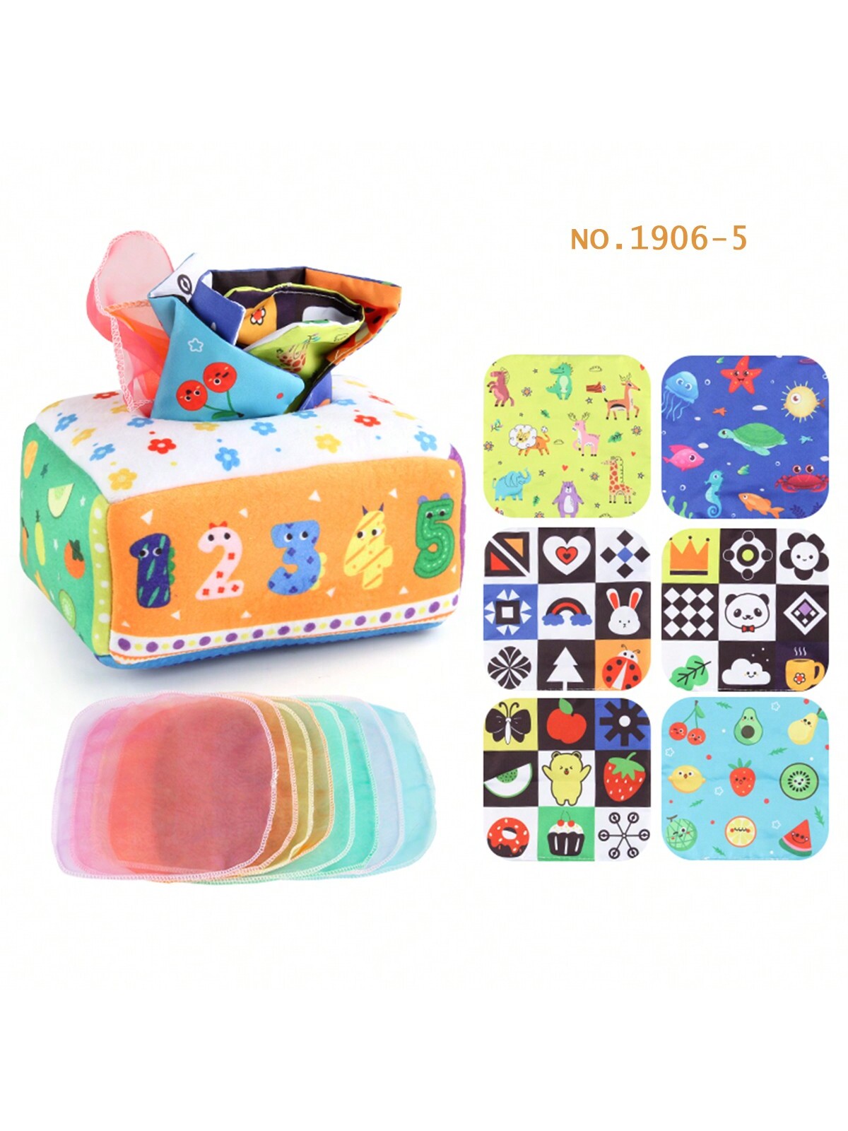 baby tissue box toy