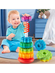 Children's rotating bookshelf