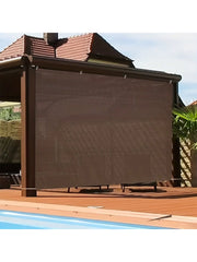 Greenhouse retractable shade cloth